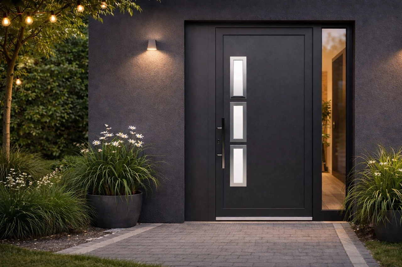 Haustür nach Maß – Kunststoff- und Aluminiumtüren energieeffizient und individuell konfigurierbar
