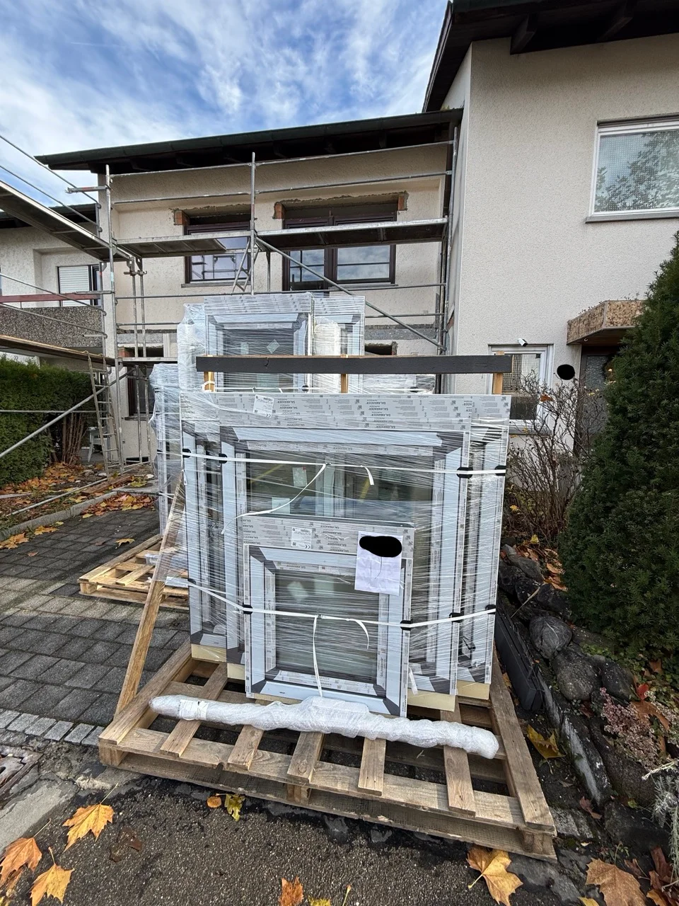 Auslieferung für Reihenhaus Renovierung