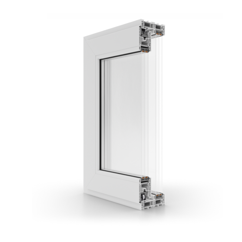 EvolutionDrive Plus – Smart Schiebetürsystem – leichtgängige Kunststoff-Aluminium-Schiebetür mit energieeffizienter Konstruktion, optional barrierearmer Schwelle, 2‑ oder 3‑fach Verglasung, hoher Wärmeschutz und komfortabler Bedienung.