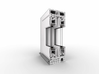 EvolutionDrive 82 Schiebetür – schlankes Kunststofffenster-System mit 82 mm Bautiefe, optimierter Dämmung, leichtgängiger Schiebefunktion, 2‑ oder 3‑fach Verglasung und optionaler 50 mm Schwelle für energieeffizientes, lichtdurchflutetes Wohnen.