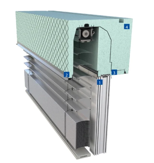 Roka-Top-2-Shadow Aufsatzraffstore Details Variante