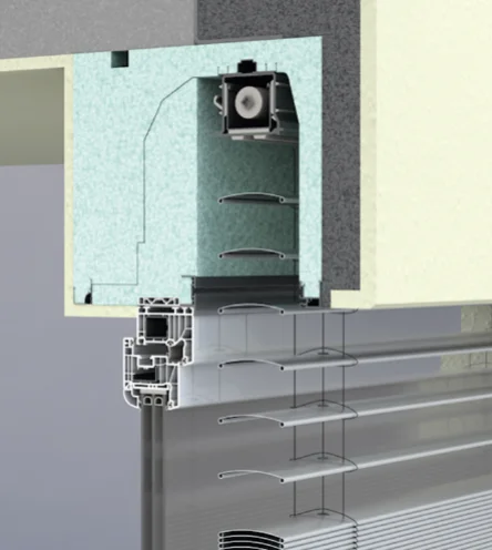 Roka-Top Aufsatzraffstore Putz-im-WDVS Variante