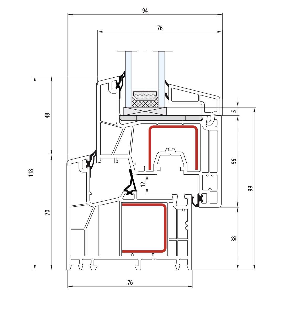 Salamander greenEvolution 76 MD - Hochwertiges Kunststofffenster mit innovativer 3D-Technologie