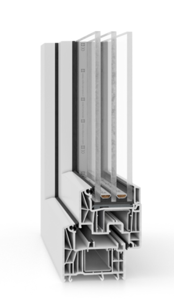 Rehau Synego - Hochwertiges Kunststofffenster mit 80mm Bautiefe